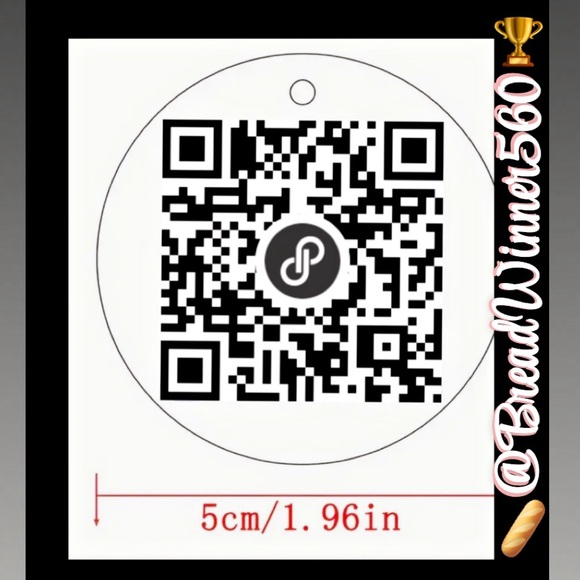 Custom QR code keychain / key fob / key ring - Picture 7 of 7